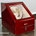 TOP QUALITY 2 WOOD WATCH WINDER plus 3 STORAGE / BOX / CASE