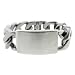 Men's Stainless Steel Extra Wide ID Bracelet, 8"