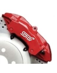 Automotive Parts and Accessories: Subaru STI Hi-Temp Premium Cast Vinyl Brake Caliper Decals Stickers logo emblem WRX BRZ Impreza Legacy TD39 - Macau Racing Team