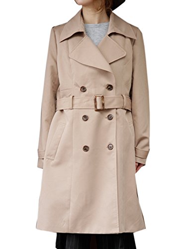 (Goldjapan)ゴールドジャパン 大きいサイズ レディース 大人 スプリングコート ダブル トレンチコート maru-338748