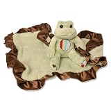 Green Froggie Lovie Security Blanket by Caden Lane