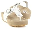 Steve Madden Rippin White thongs