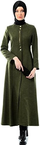 Linerless Topcoat Muslim Dress (Muslim Hijab Islamic Abaya) Long Sleeve Overcoat