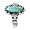 Sterling Silver 12mm X 5mm Oval Turquoise Polish Finish Ring Size 3