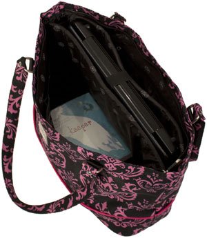 Jenni Chan Damask Collection Computer Tote - Pink