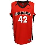 Nike Elite Georgia Bulldogs #42 Red Youth Replica Basketball Jersey