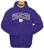 Kansas State Wildcats Mascot One Hooded Sweatshirt (Purple, X-Large)