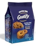 Gratify Gluten Free Pretzel Thins, Sea Salt, 6 Ounce (Pack of 6)