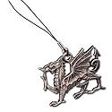 Welsh Dragon English Pewter Mobile Phone / Bag Charm