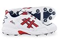 New Asics Gel 334 Mens Cricket Shoes Spikes - White