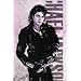 Michael Jackson (In Black Leather) Music Poster Print 80s