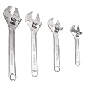4 Piece Adjustable Wrench Set
