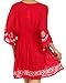Sakkas Ketana Women's Embroidered Batik Gauzy Cotton Tunic Blouse
