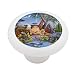 Animal Kingdom Serenity Decorative High Gloss Ceramic Drawer Knob
