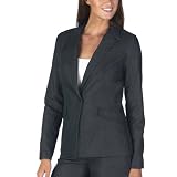 Mossimo Black: Relaxed Fit Boyfriend Blazer-Chambray Blue