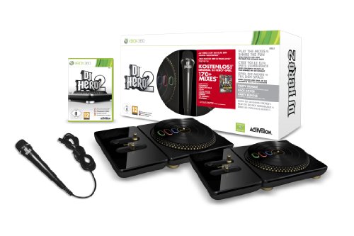 DJ Hero 2 inkl. zwei Turntable-Controller + Mikrofon (zusätzl. DJ Hero 1 Software enthalten)