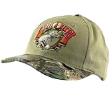 NWT BASS AND BEER, FISHING / DEER HUNTING, BOTTLE CAP OPENER CAMO HAT - Medium / Large