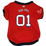 Boston Red Sox Pet Dog Baseball Jersey LARGE