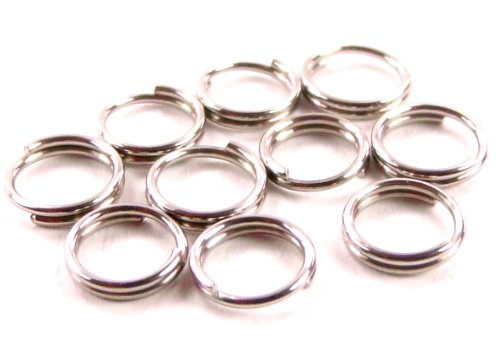 Set of 10 Body Piercing Jewelry Rings: 6 MM Open Jump Hoops, Hypoallergenic Silver Grey 316L Stainless Steel Body Piercing Jewelry Set of 10 Body Piercing Jewelry Rings: 6 MM Open Jump Hoops, Hypoallergenic Silver Grey 316L Stainless Steel Body Piercing Jewelry