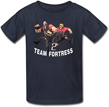 HeZone Kid's Team Fortress 2 T-shirts Navy M