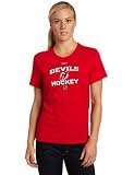 NHL Women's New Jersey Devils Authentic Progression Team Short Sleeve Basic Tee (Red, Medium)