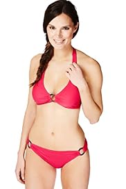 Halterneck Ring Bikini Top