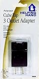 Faucet Queen 85020 BRN 3 Outlet Cube Tap Adapter - Brown - Case of 6