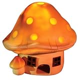 Outdoor Living : Solar Powered Mushroom Toad Abode