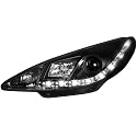 Dectane SWP02GXB DAYLINE Scheinwerfer Peugeot 206 99-07 TFL-Optik black
