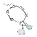 schmuck-art Armband Wyanet white/green 26035