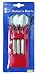 Sports : Darters Darts Steel-Dartset FINAL 45370, verchromtes Messing, geriffelt, ca. 20 g, mit Etui.