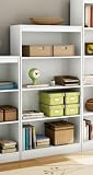 South Shore Axess Collection 4-Shelf Bookcase, Pure White