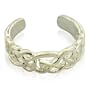 Sterling Silver Celtic Knot Adjustable Toe Ring