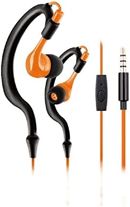 OneD Handfree Exercise/Running/Sports &amp; Gym Headset Sweat Resistant Earphone Headphone With Microphone For IOS Android Smartphone and Mp3 (Orange)