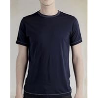 Alternative Apparel Unisex Contrast Stitch T-Shirt, midnight, Medium