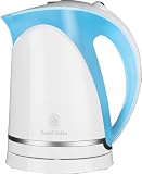 Russell Hobbs 14873 2 L Inspira Cordless Kettle in White and Pale Blue, 3 kW  from Salton Europe Limited