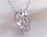 【me.加藤夏希プロデュース】K10ホワイトゴールド リング ネックレス クラシカル・クレット