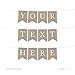 Andaz Press Personalized Hanging Bunting Pennant Party Banner with String, Paper Burlap, Your Text Here, 1-Set, Not Real Fabric, Includes String, Custom Name