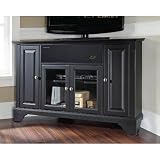 Crosley Furniture LaFayette 48 Inch Corner AroundSound TV Stand in Black