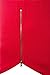 OLRIK Men's Hipster Hip Hop Curved Hem Hoodie Side Zipper T Shirt Red XL