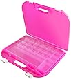 Dexas Loom Storage Lap Case, Pink/White