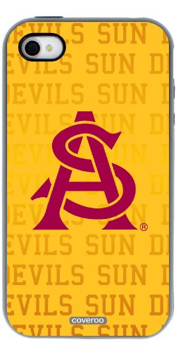 Arizona State - SunDevils Full design on a Black-Black iPhone 4 / 4S Guardian Case