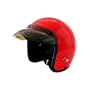 HCI Helmets - Open Face Motorcycle Helmets Scooter Helmet 10Red