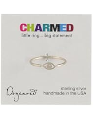 Dogeared Charmed Sterling Silver Eye Ring