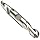 Niagara Cutter DB260 High-Speed Steel End Mill, General Purpose, Regular Length, Uncoated (Bright), 2 Flutes, Double Ball End