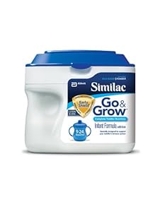 Similac Go & Grow Milk Based Formula, Powder, 22-Ounces (Pack of 6) (Packaging May Vary)