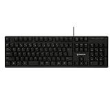 iBUFFALO 【ゲーミングに最適】キーボード USB&PS/2接続 ブラック [フラストレーションフリーパッケージ(FFP)] BSKBC02BKF