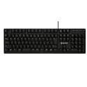 iBUFFALO 【ゲーミングに最適】キーボード USB&PS/2接続 ブラック [フラストレーションフリーパッケージ(FFP)] BSKBC02BKF