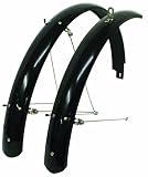 ETC Mtb Full Length Mudguard Set 26 x 1.75-2.125 Black