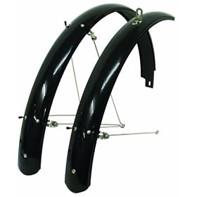 ETC Mtb Full Length Mudguard Set 26 x 1.75-2.125 Black